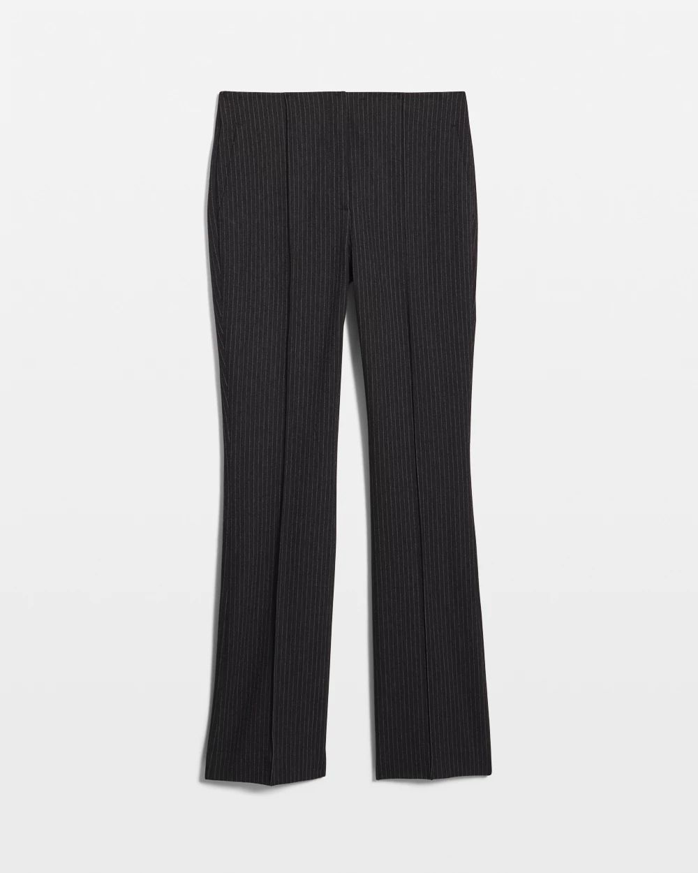 Pinstripe Denim-Look Slim Bootcut Pant | White House Black Market